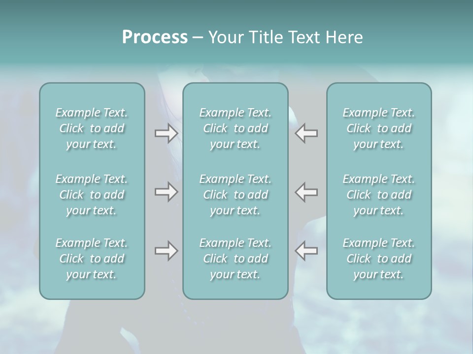 Eyeshadow Portrait Beautiful PowerPoint Template