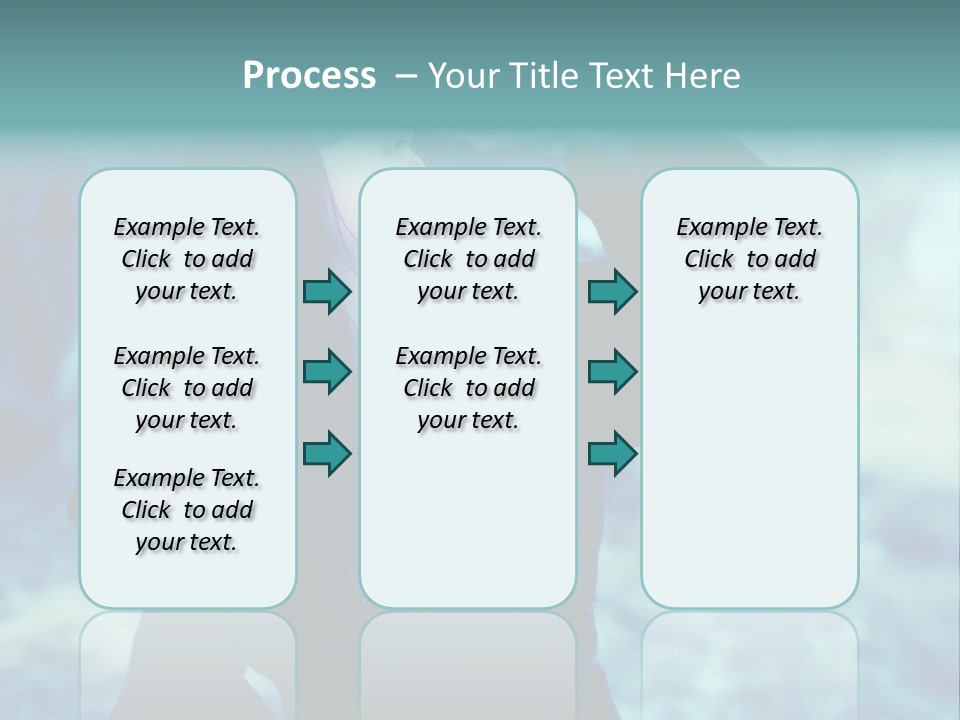 Eyeshadow Portrait Beautiful PowerPoint Template