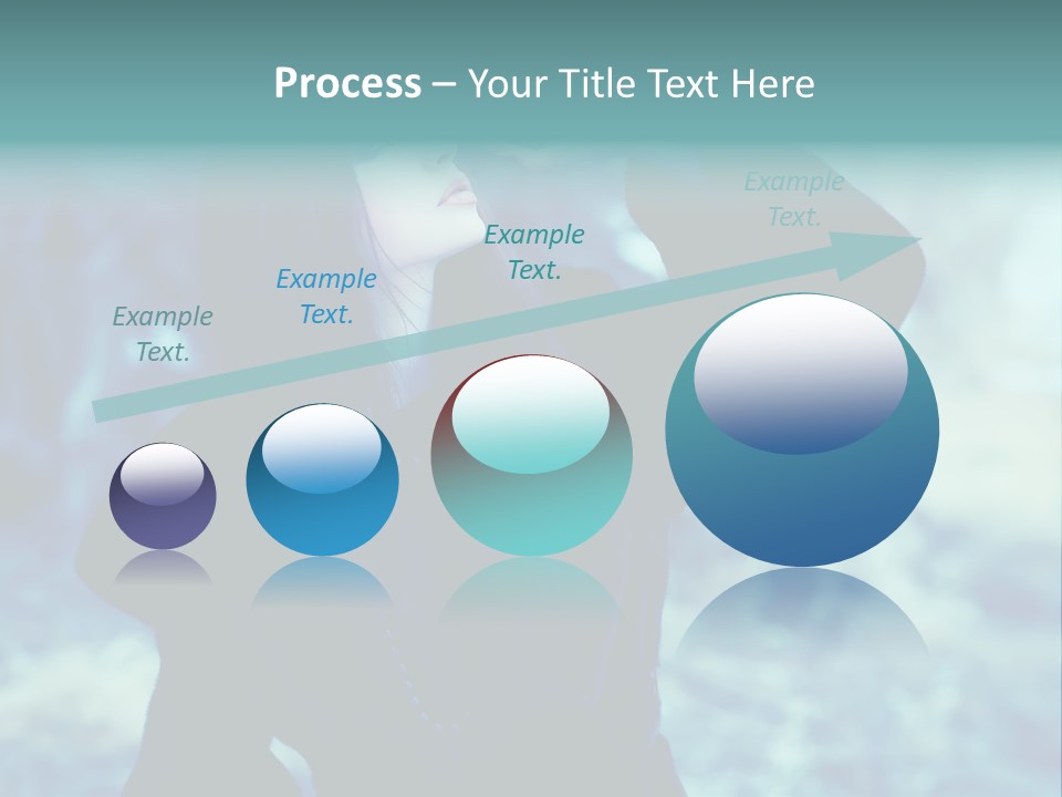 Eyeshadow Portrait Beautiful PowerPoint Template