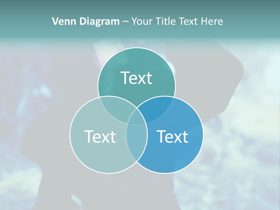 Eyeshadow Portrait Beautiful PowerPoint Template