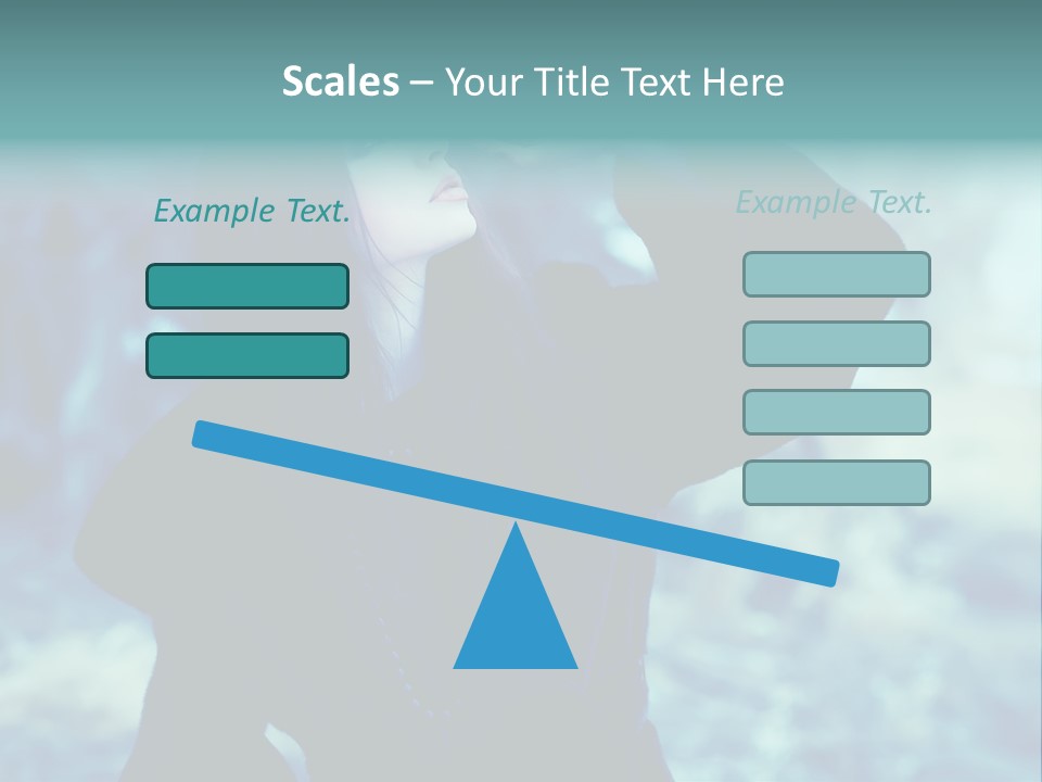 Eyeshadow Portrait Beautiful PowerPoint Template