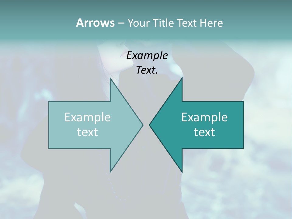 Eyeshadow Portrait Beautiful PowerPoint Template