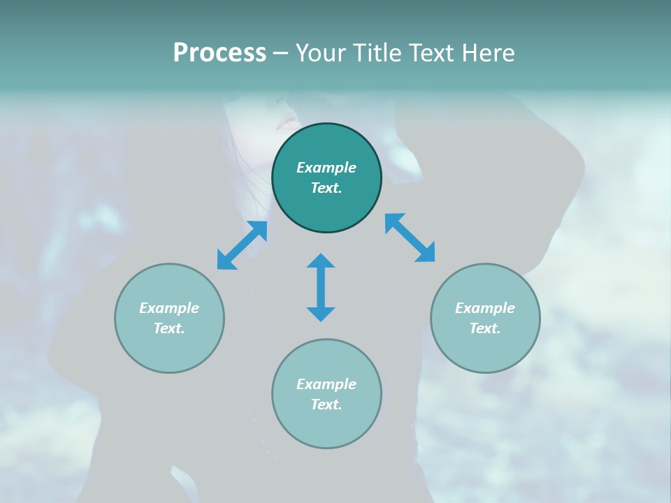 Eyeshadow Portrait Beautiful PowerPoint Template