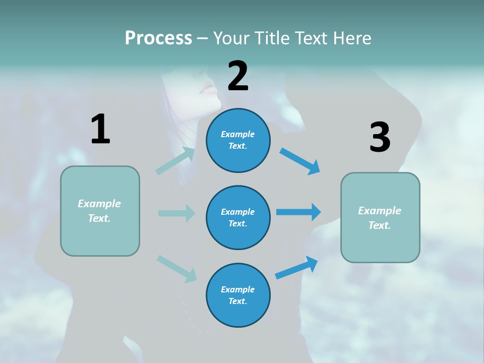 Eyeshadow Portrait Beautiful PowerPoint Template