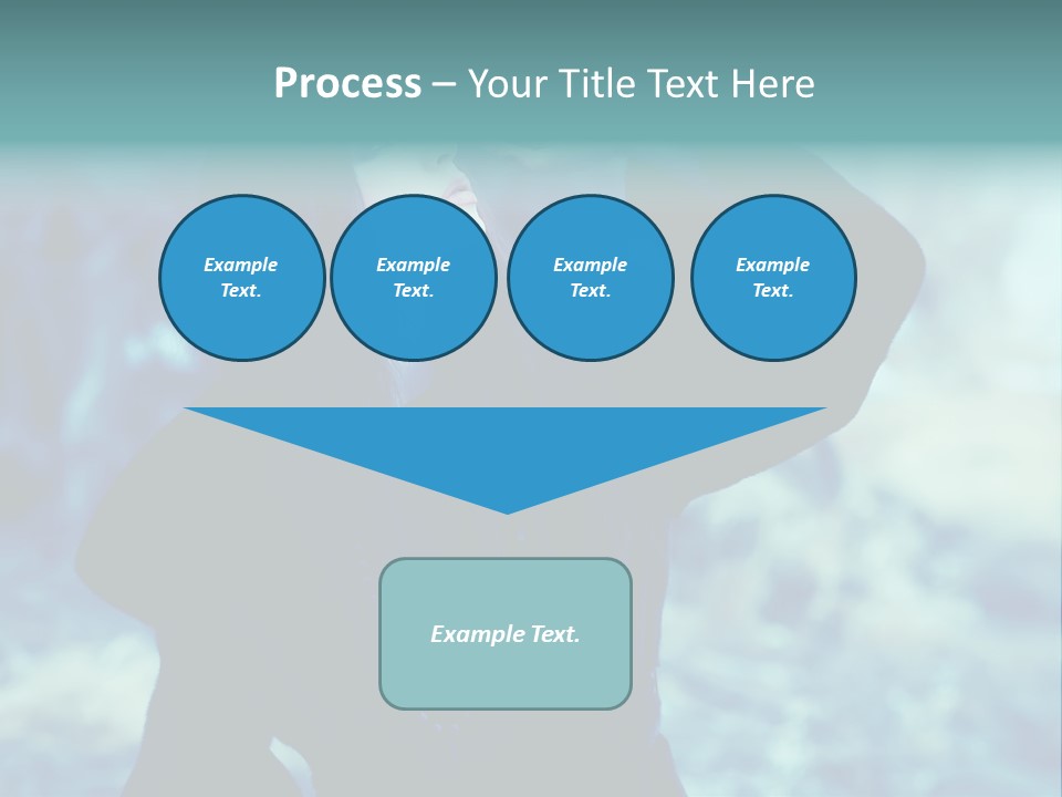Eyeshadow Portrait Beautiful PowerPoint Template