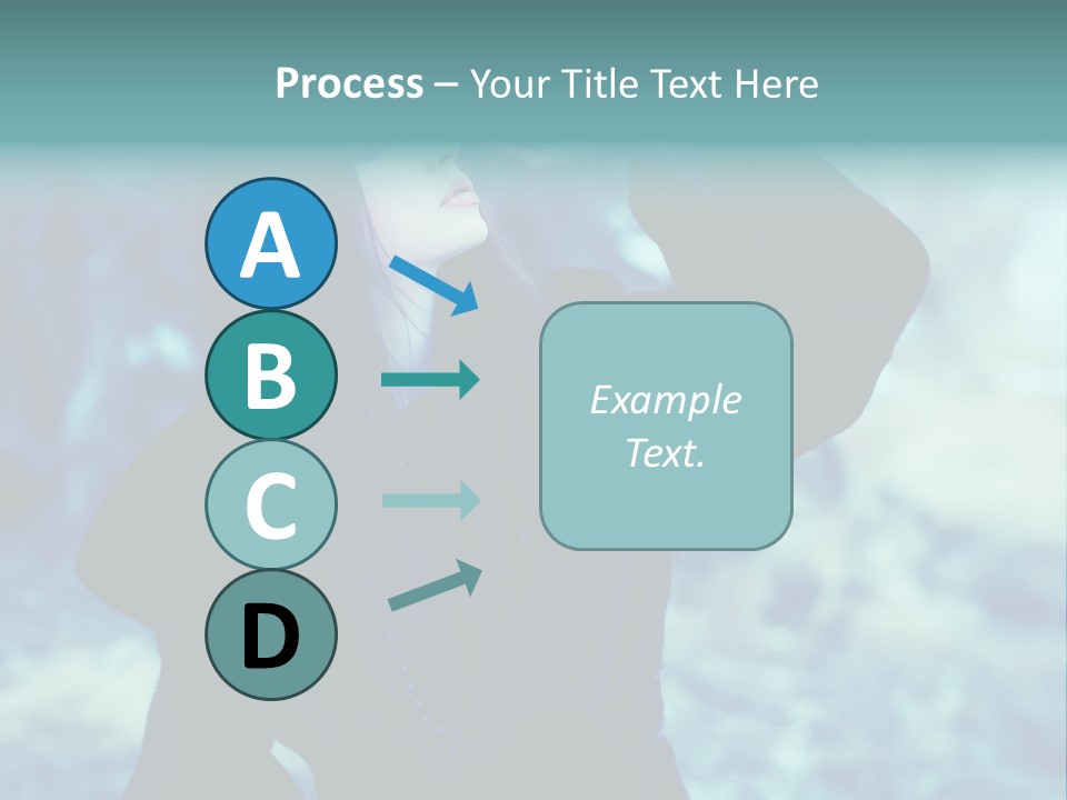 Eyeshadow Portrait Beautiful PowerPoint Template