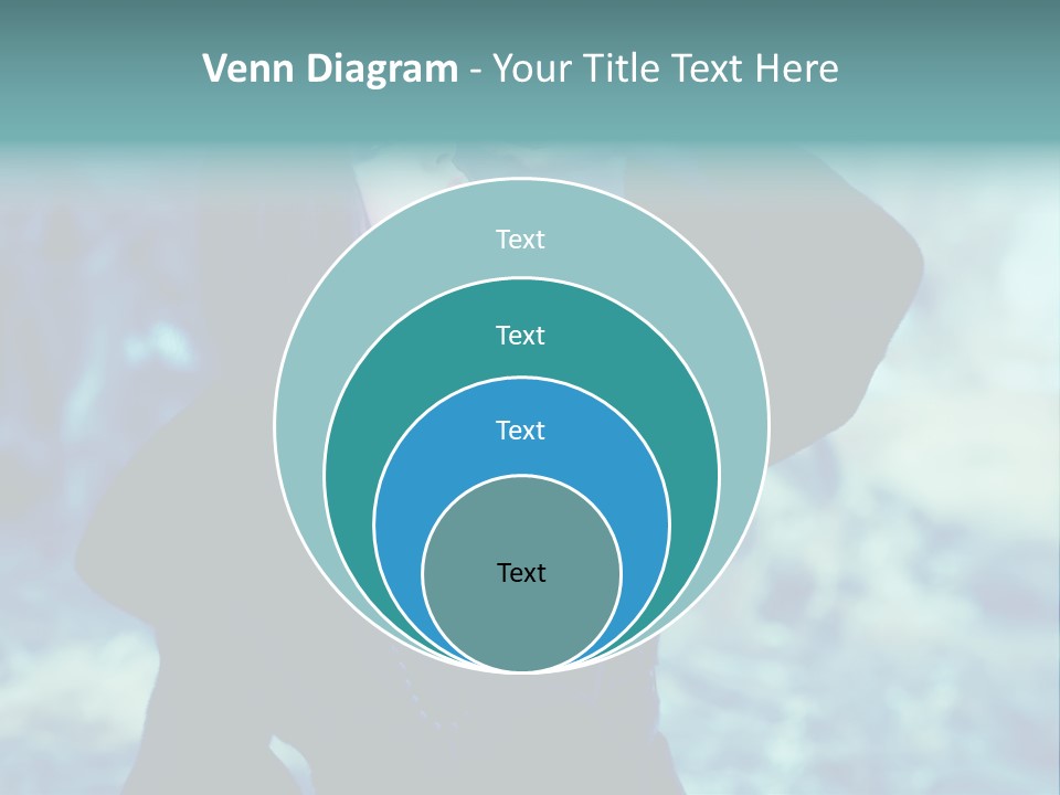 Eyeshadow Portrait Beautiful PowerPoint Template