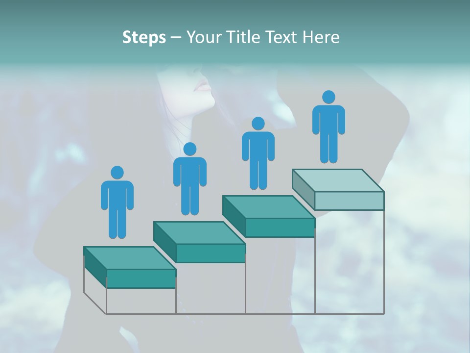 Eyeshadow Portrait Beautiful PowerPoint Template