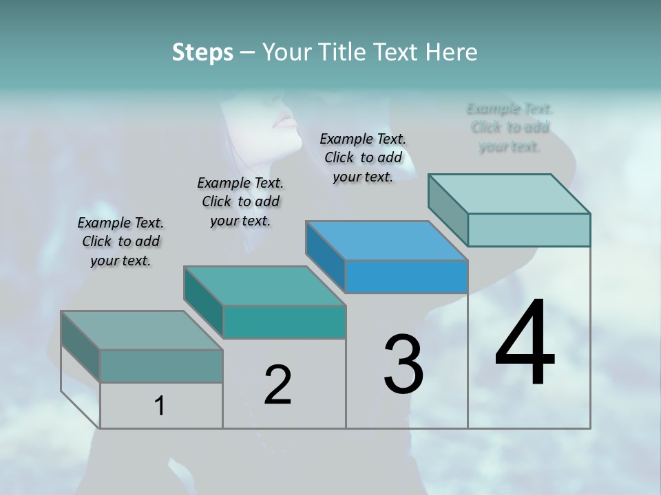 Eyeshadow Portrait Beautiful PowerPoint Template