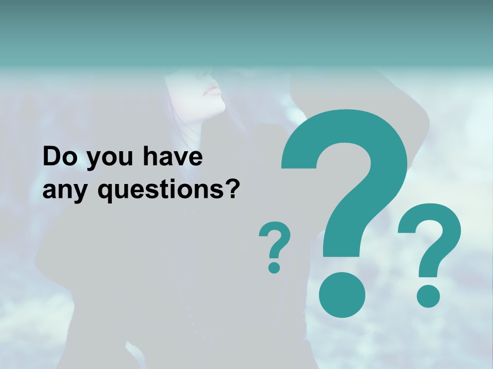 Eyeshadow Portrait Beautiful PowerPoint Template