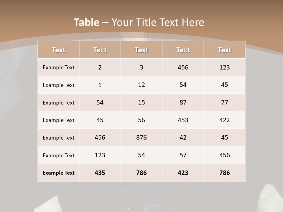 Outdoor Season Make Up PowerPoint Template