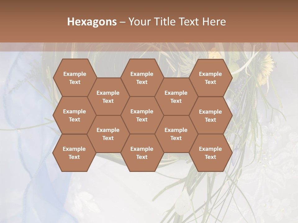 Orchid Yellow Closeup PowerPoint Template