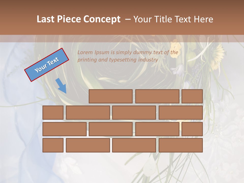 Orchid Yellow Closeup PowerPoint Template