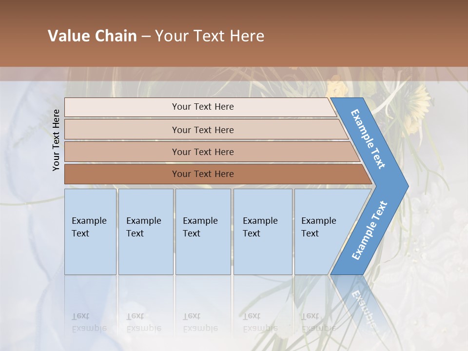 Orchid Yellow Closeup PowerPoint Template