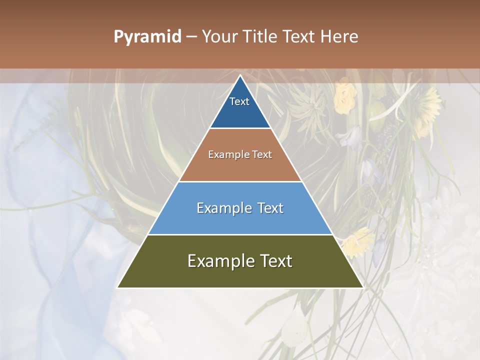 Orchid Yellow Closeup PowerPoint Template