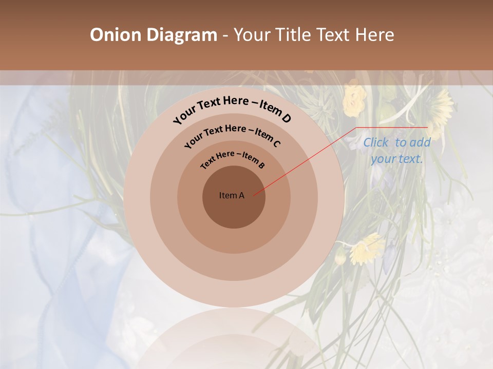 Orchid Yellow Closeup PowerPoint Template