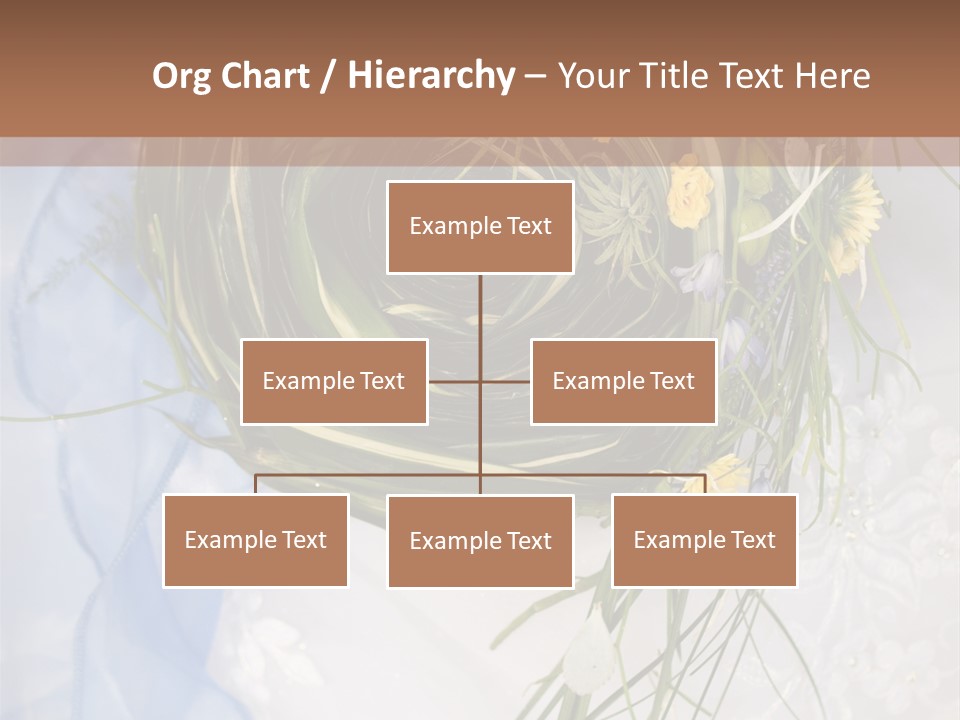 Orchid Yellow Closeup PowerPoint Template