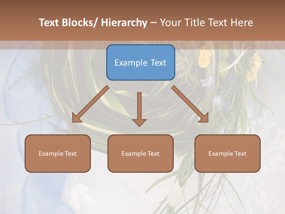 Orchid Yellow Closeup PowerPoint Template