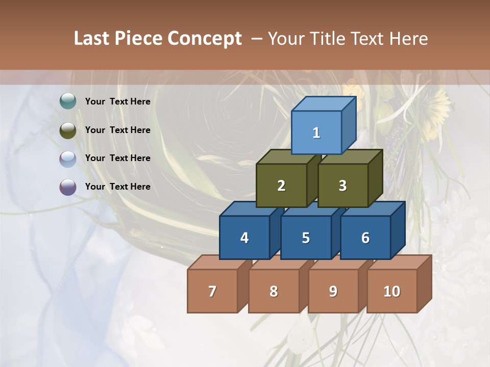 Orchid Yellow Closeup PowerPoint Template