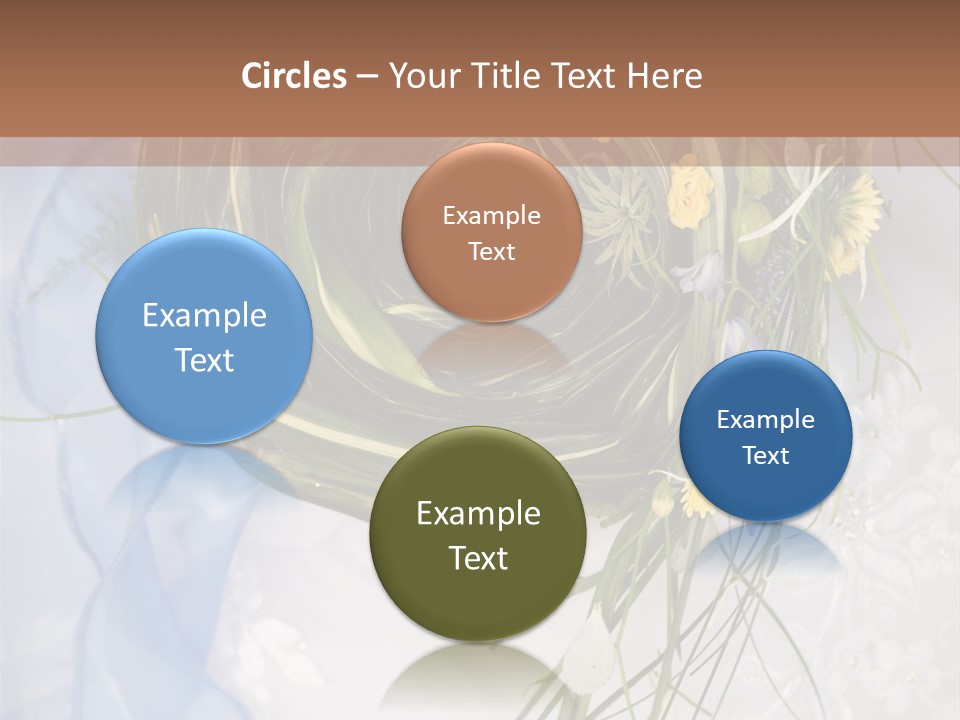 Orchid Yellow Closeup PowerPoint Template