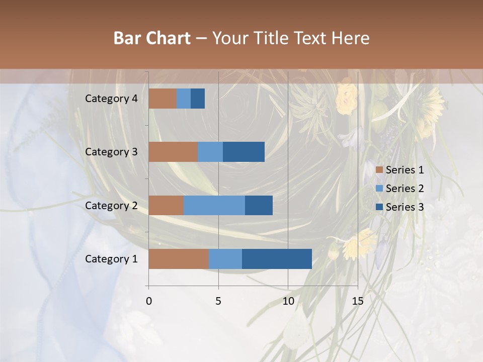 Orchid Yellow Closeup PowerPoint Template