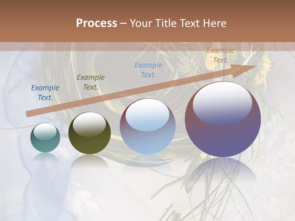 Orchid Yellow Closeup PowerPoint Template