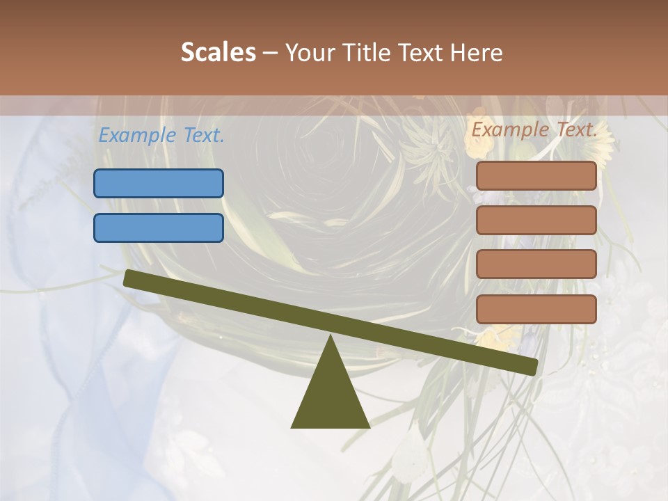 Orchid Yellow Closeup PowerPoint Template