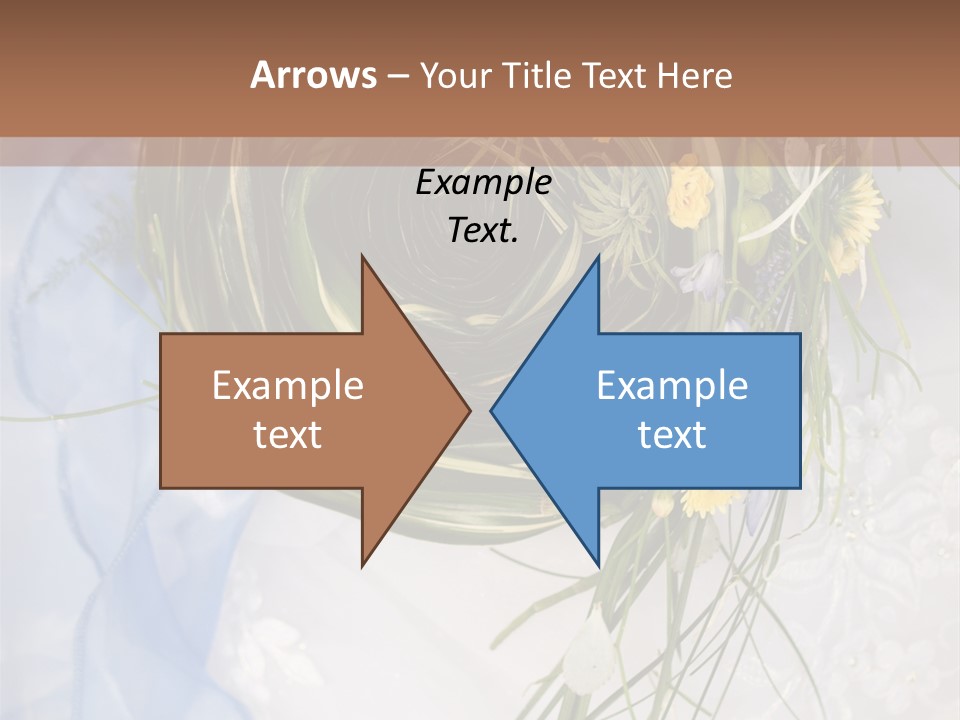 Orchid Yellow Closeup PowerPoint Template