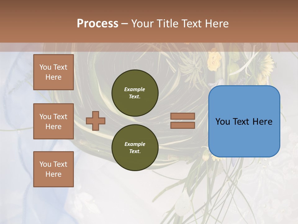 Orchid Yellow Closeup PowerPoint Template