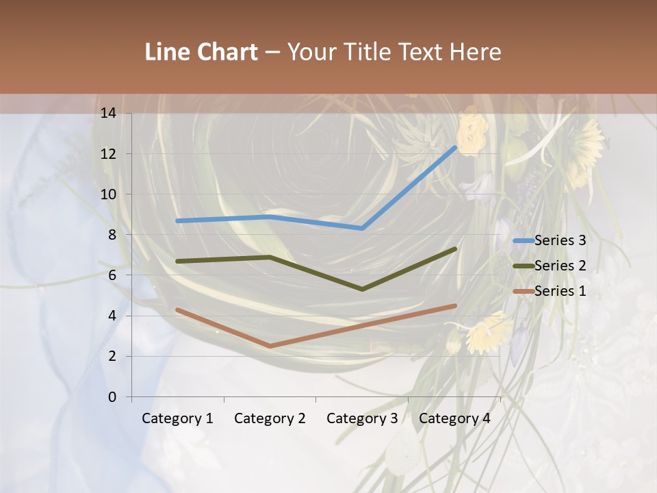 Orchid Yellow Closeup PowerPoint Template