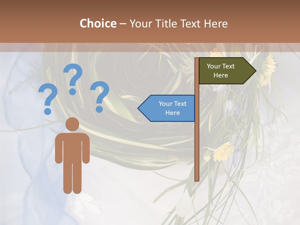 Orchid Yellow Closeup PowerPoint Template