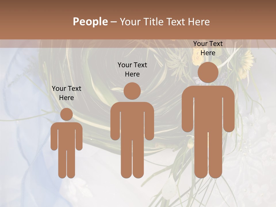 Orchid Yellow Closeup PowerPoint Template