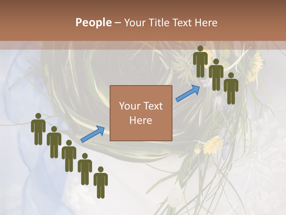 Orchid Yellow Closeup PowerPoint Template