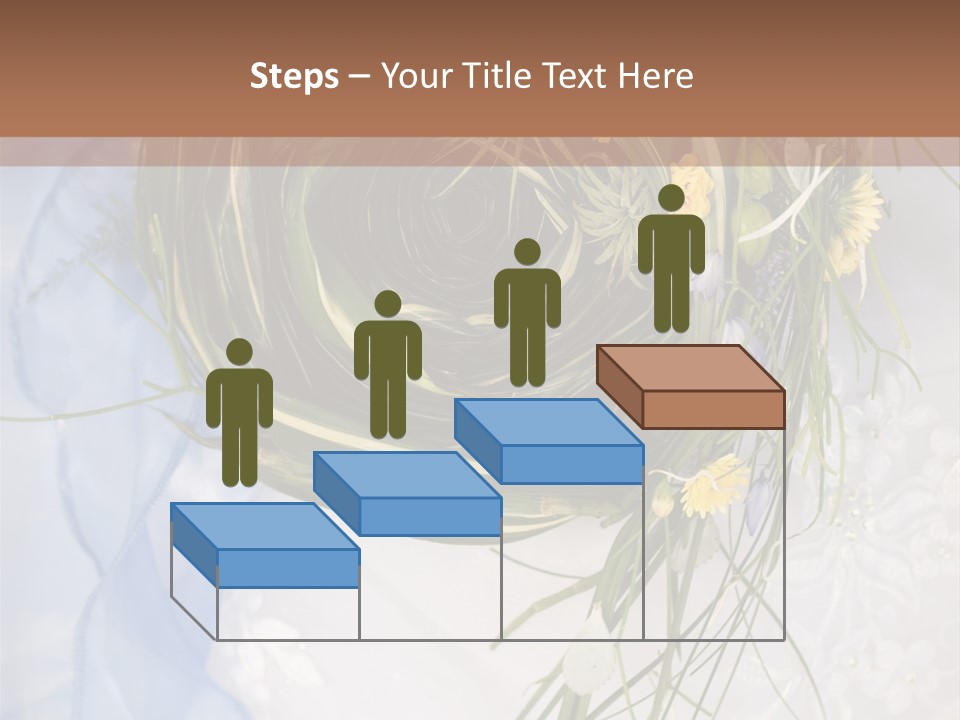 Orchid Yellow Closeup PowerPoint Template