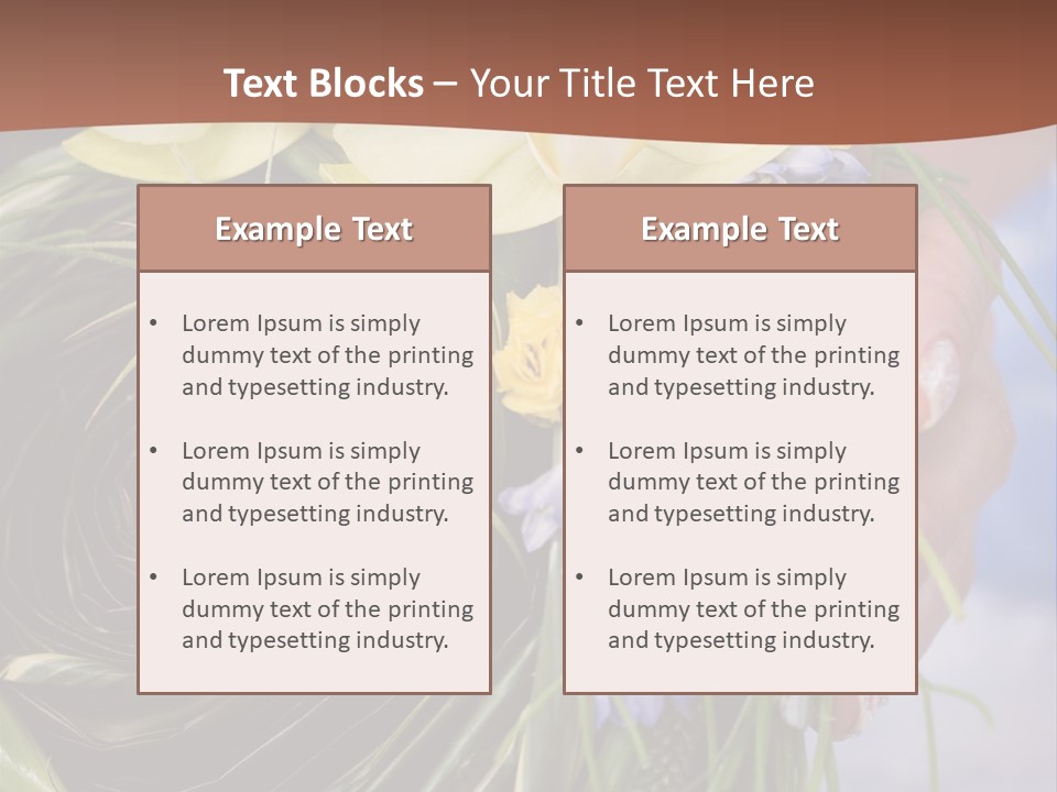 Woman Lace Event PowerPoint Template