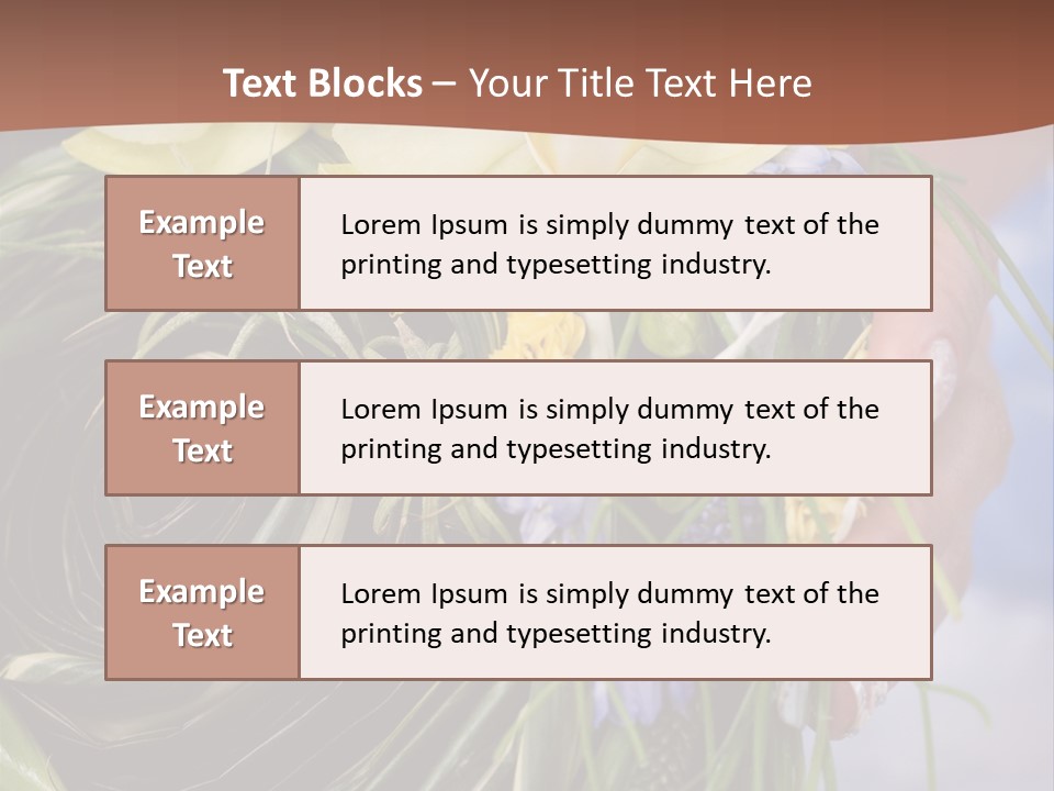 Woman Lace Event PowerPoint Template