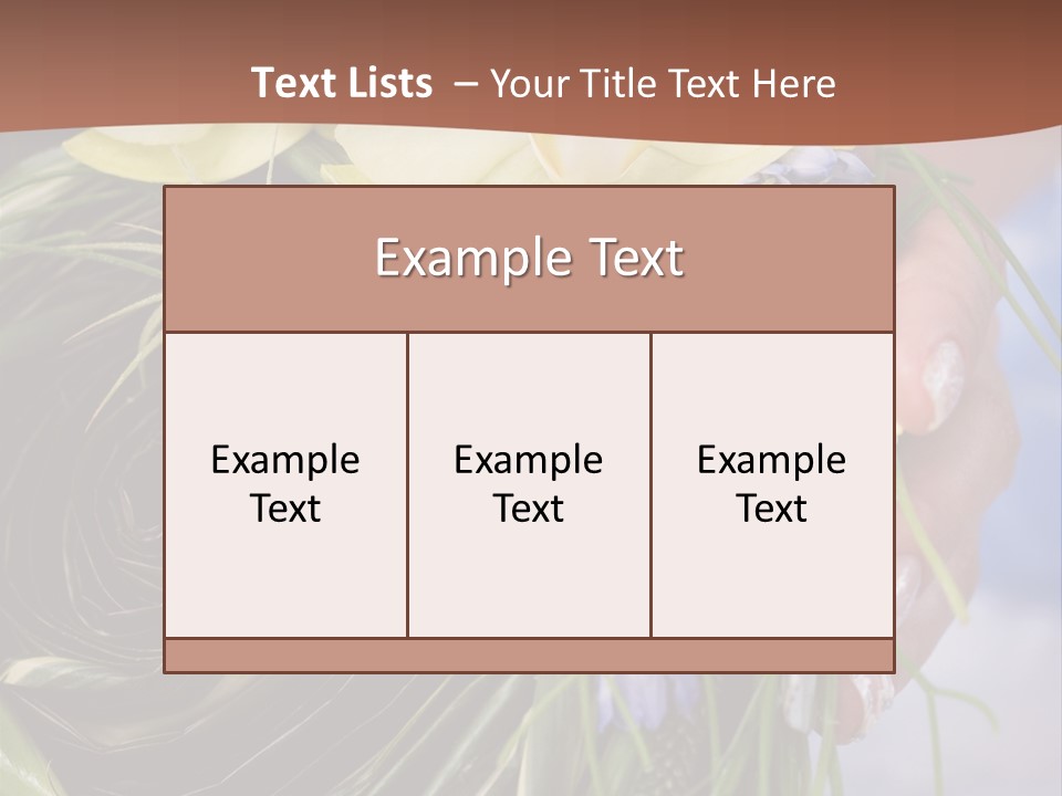 Woman Lace Event PowerPoint Template