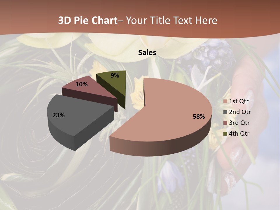 Woman Lace Event PowerPoint Template