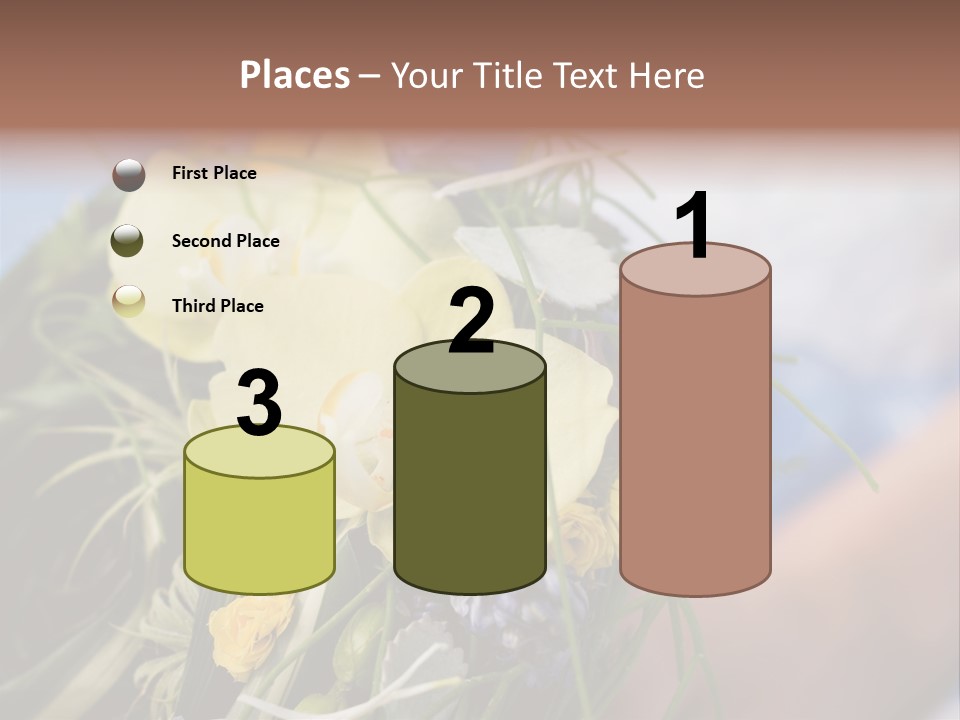 Closeup Decoration Bunch PowerPoint Template