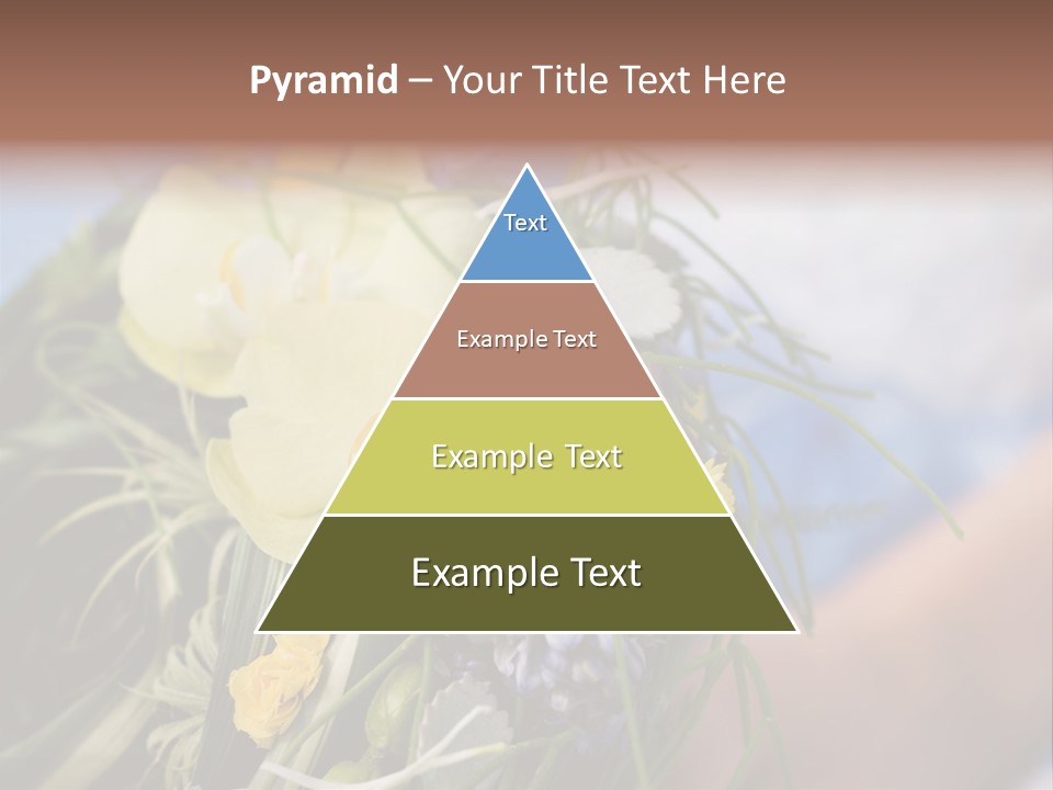 Closeup Decoration Bunch PowerPoint Template