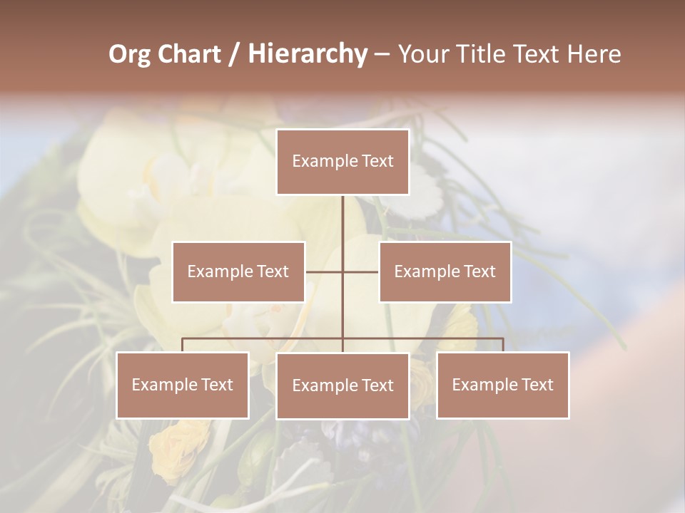 Closeup Decoration Bunch PowerPoint Template