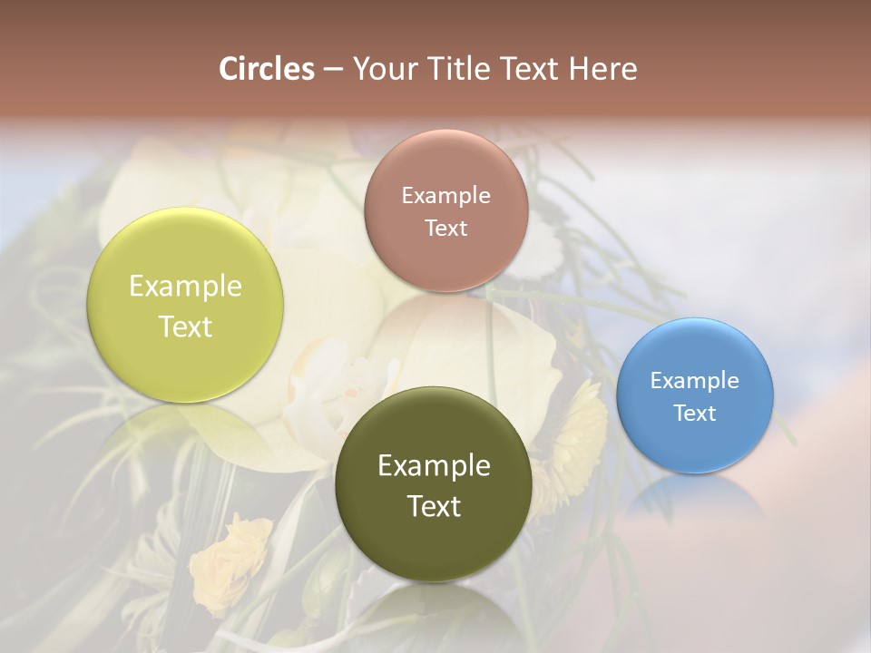 Closeup Decoration Bunch PowerPoint Template