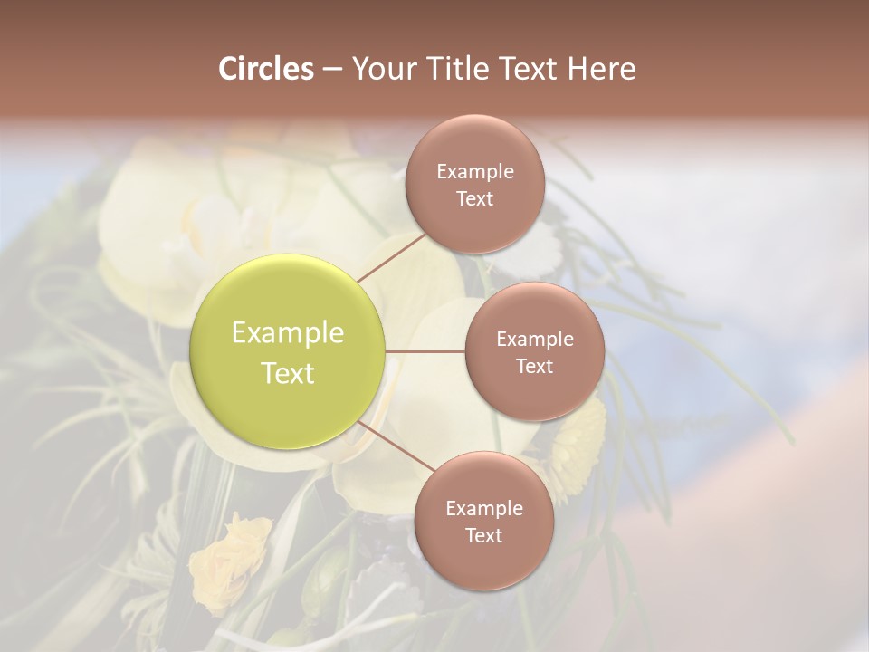 Closeup Decoration Bunch PowerPoint Template