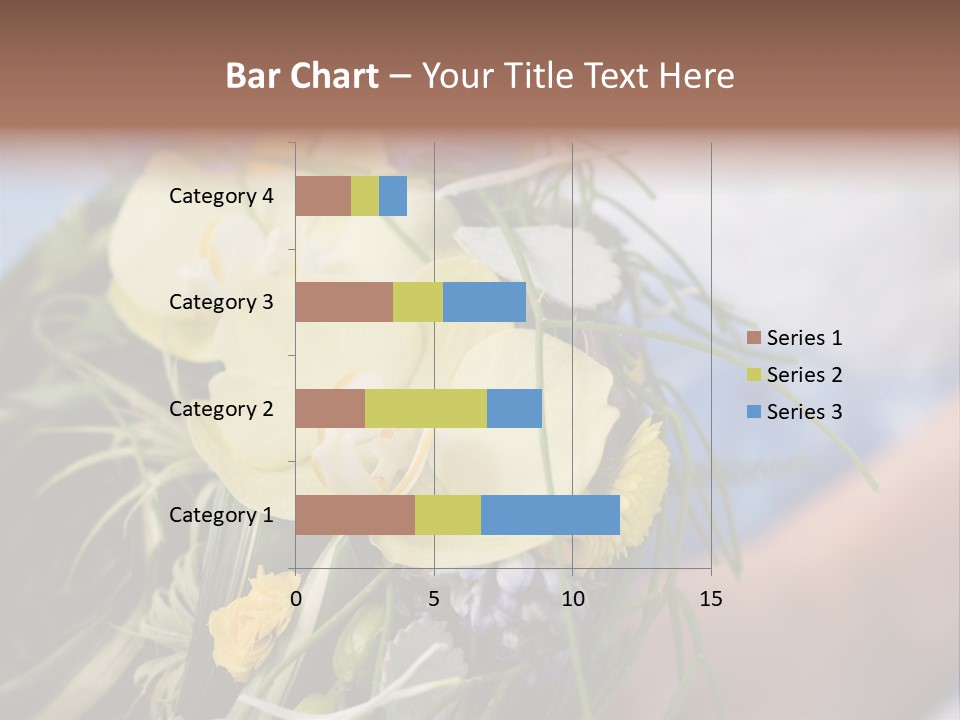 Closeup Decoration Bunch PowerPoint Template