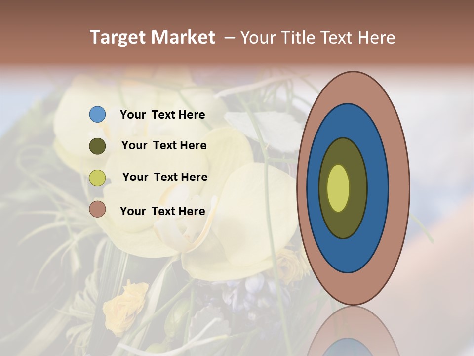 Closeup Decoration Bunch PowerPoint Template