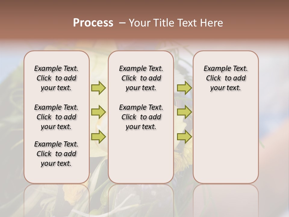 Closeup Decoration Bunch PowerPoint Template