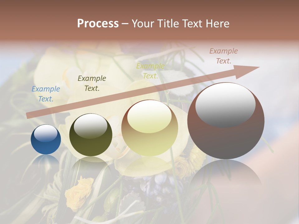 Closeup Decoration Bunch PowerPoint Template