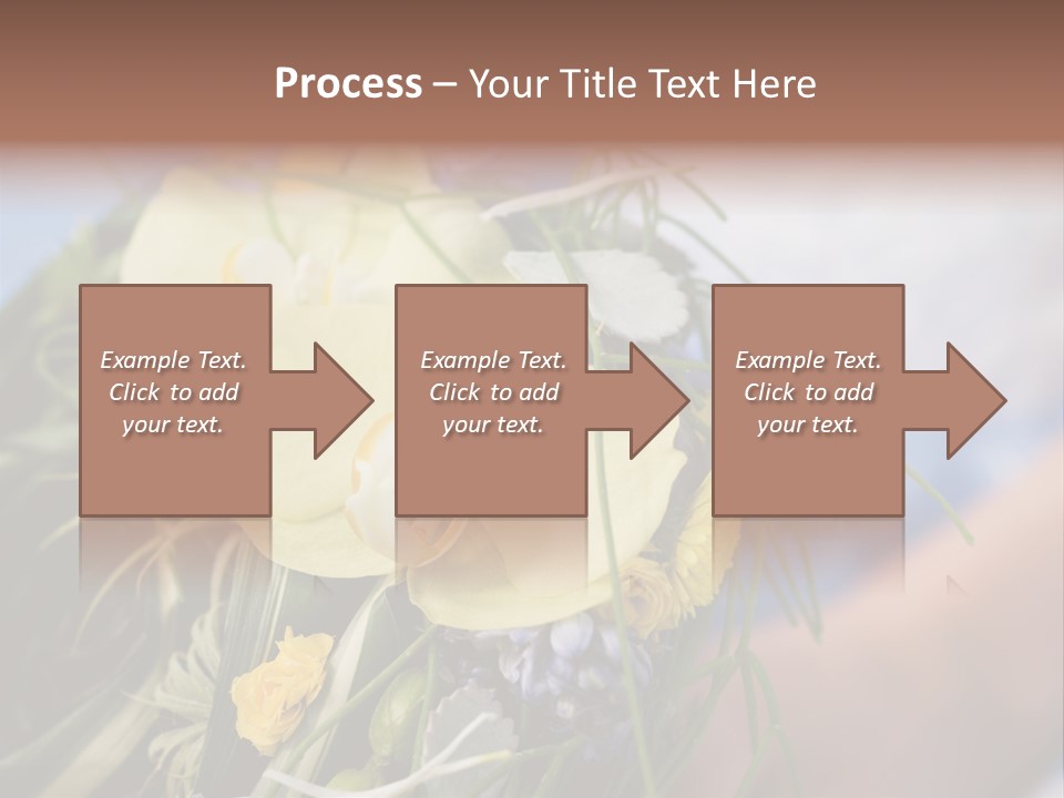 Closeup Decoration Bunch PowerPoint Template