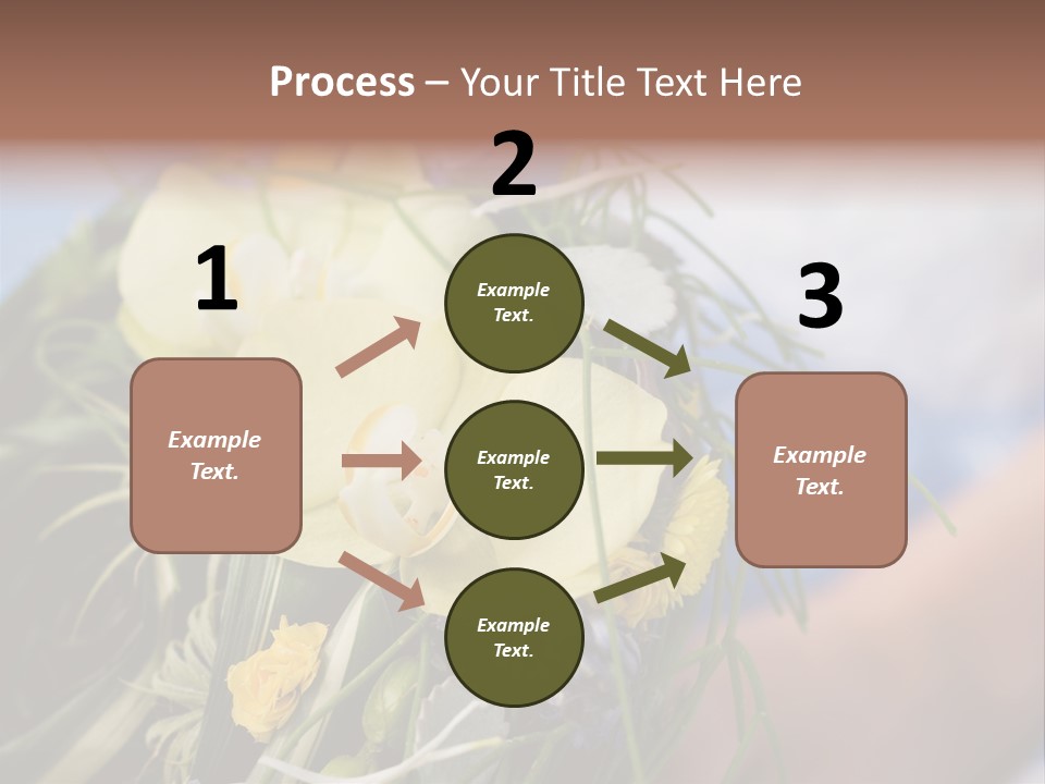 Closeup Decoration Bunch PowerPoint Template