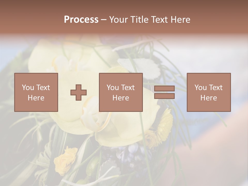 Closeup Decoration Bunch PowerPoint Template